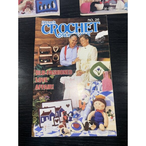3 Vintage Annie's Crochet Newsletter Booklets Old Fashion Patterns #24,25 & 26 - Picture 4 of 5